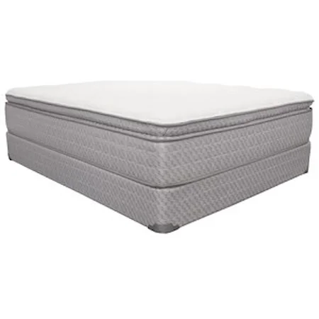 Queen 15" Pillow Top Innerspring Mattress and 9" Wood Foundation